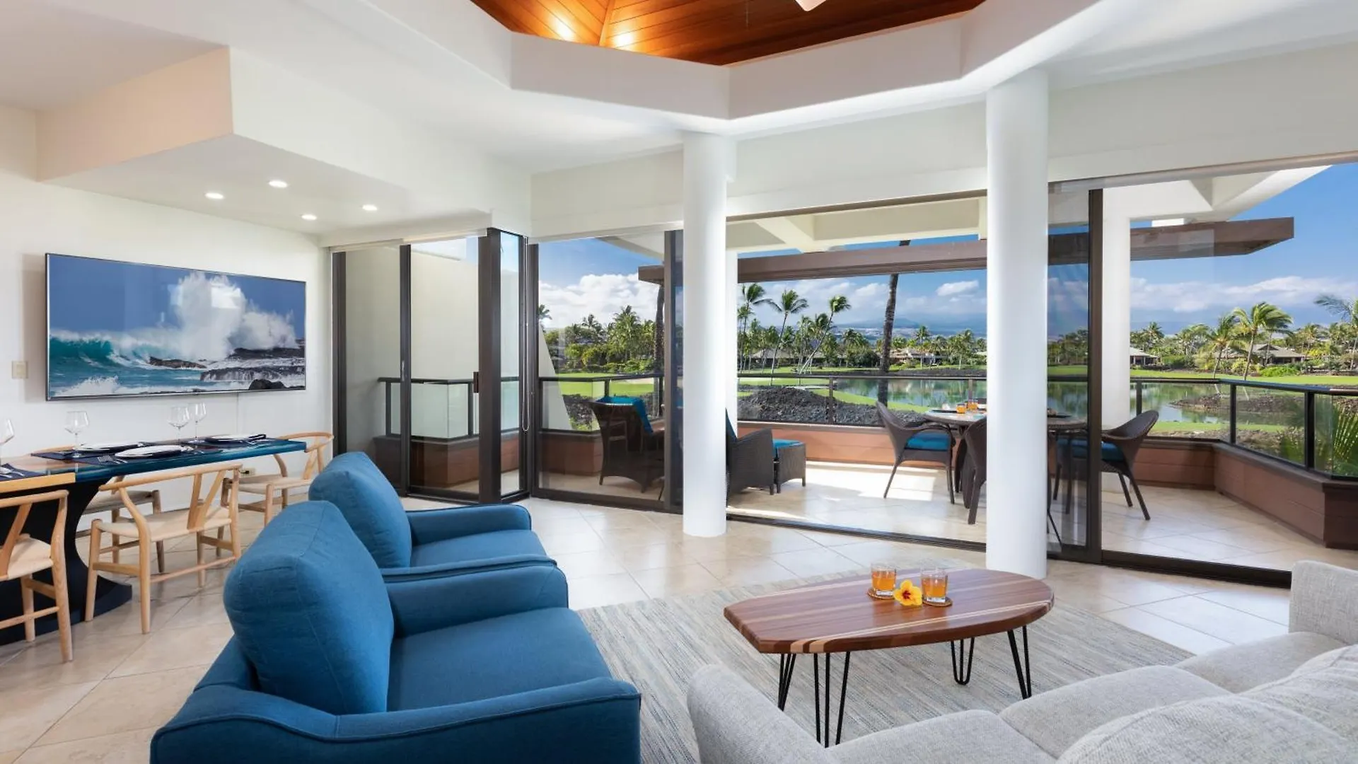 Ocean Point Elegant 2Br Mauna Lani Point Home With Golf View Waikoloa Appartamento